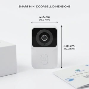 الانتركم الجرس الذكي بكاميرا وفيديو وتطبيق (حارس منزلك الذكي) هاتف IOSوAndroid Hover Image